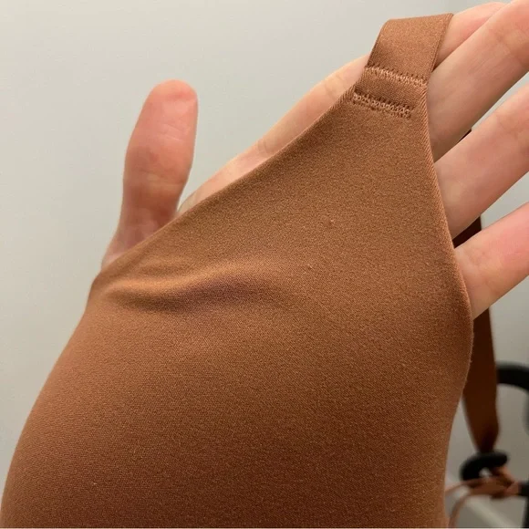 Nike Alate Minimalist Light Support Brown Padded Sports Bra XS Cup F-G Dri-FIT - Picture 11 of 13